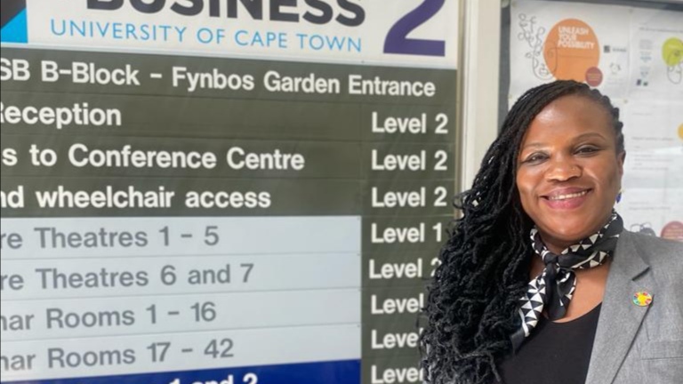 Carol at the 'Managing New Power Markets and Regulations in Africa' course offered by The
         Power Futures Lab at the University of Cape Town, South Africa